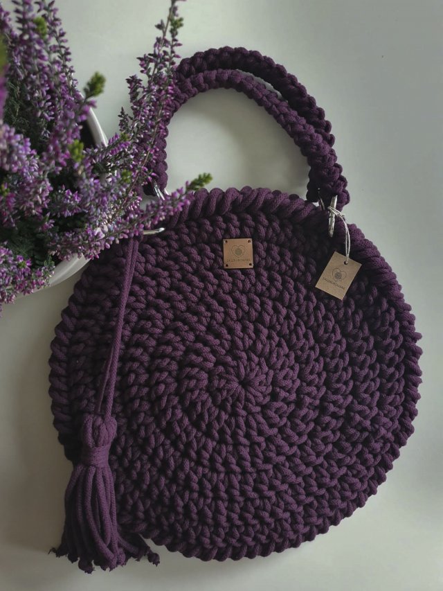 OKRĄGŁA TOREBKA HANDMADE