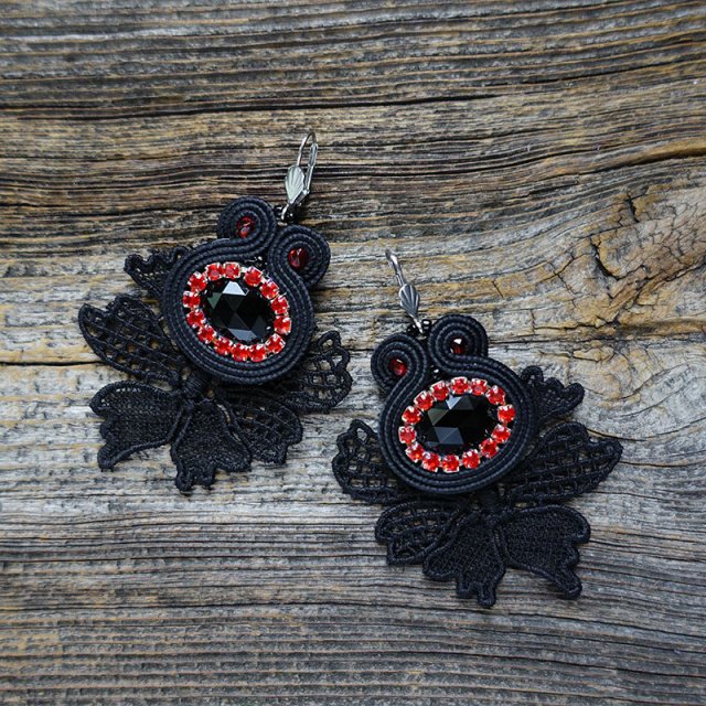 Flamenco collection- Sevilla- kolczyki soutache