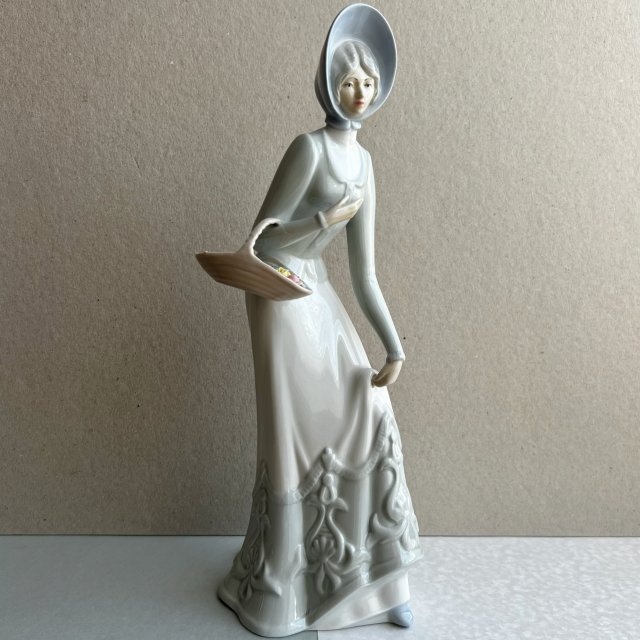 Unikat! Duża figura 32cm. ❤ Projekt Miguel Requena, lata 70/80-te. XX.w ❤ Wiktoriański czas ❤