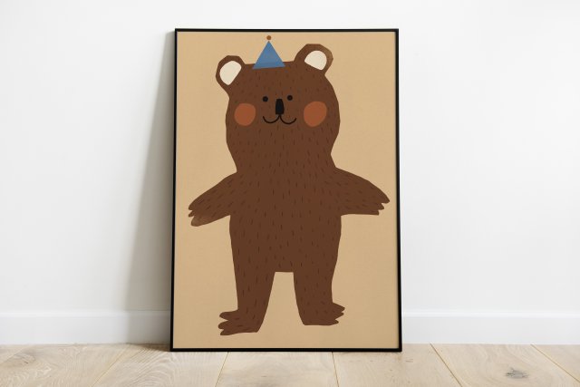 Plakat 30 x 40 cm cm Baby bear