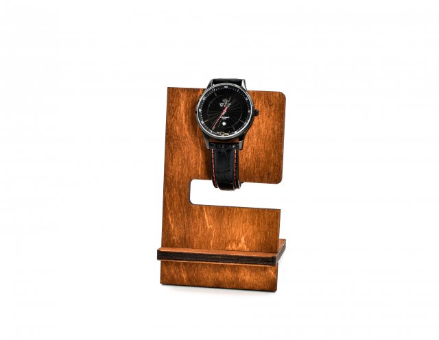 Ekspozytor stojak zegarek wieszak organizer drewno