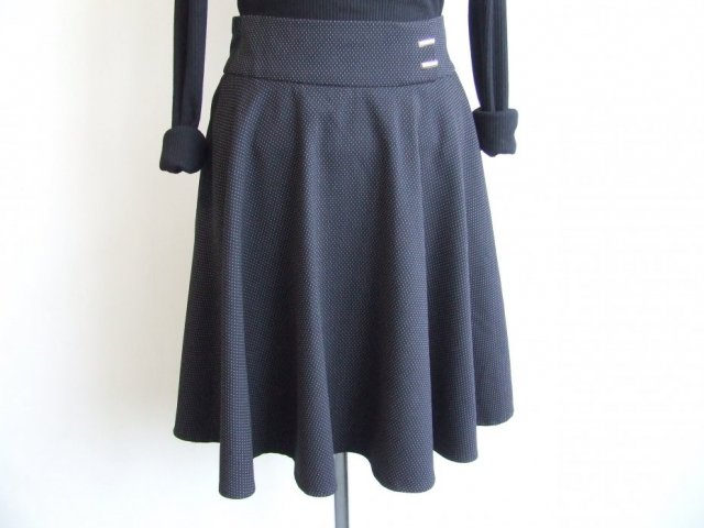 czarna spódnica z półkoła Orsay r. 36