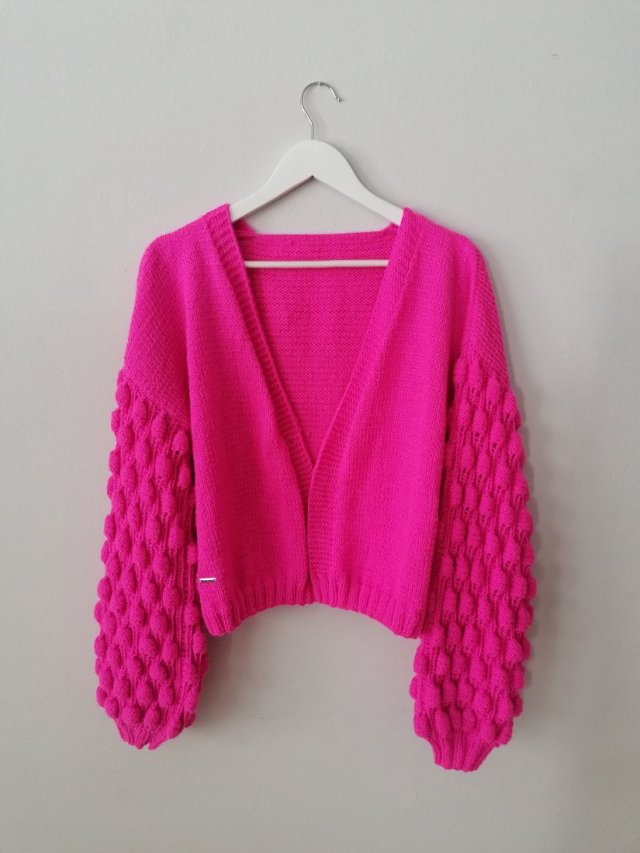 Różowy Pink Bubbles Sweater