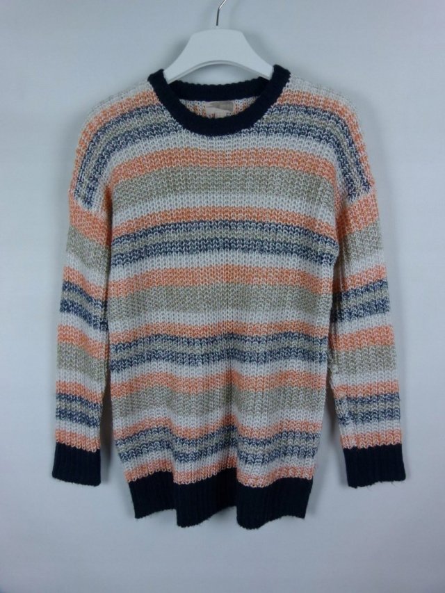 Forever 21 sweter w pasy / S