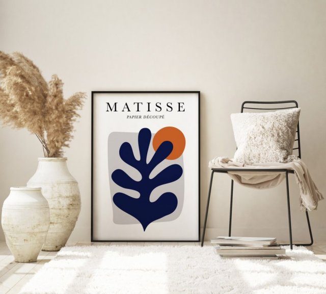 Plakat Matisse Leaf Liść 40x50 cm