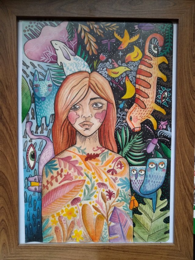 "Bajka" ilustracja plakat