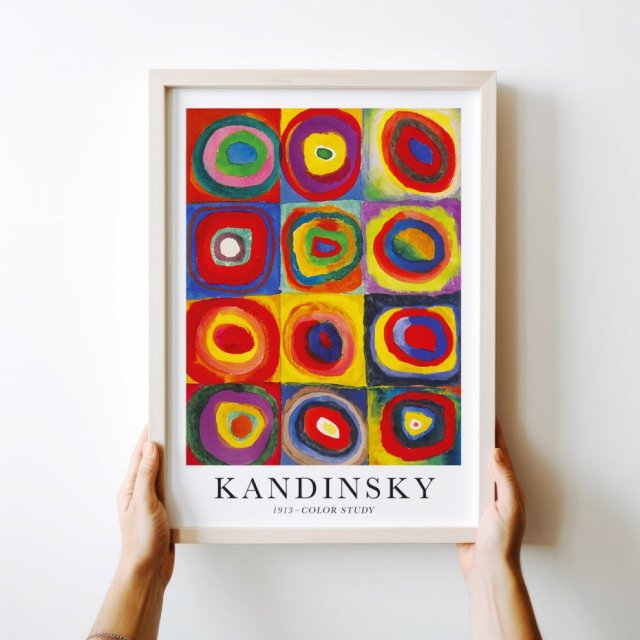 Plakat Kandinsky Color study - format 40x50 cm