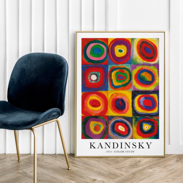 Plakat Kandinsky Color study - format 50x70 cm