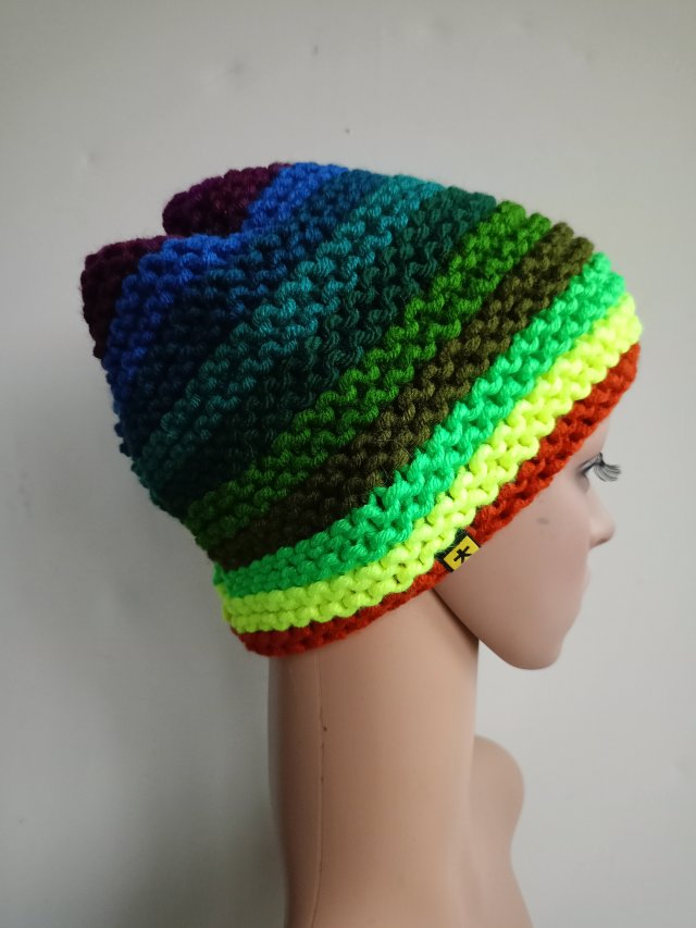 Kolorowa czapka unisex