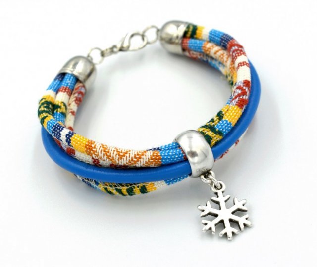 BRANSOLETKA BOHO SNOWFLAKE TITICACA