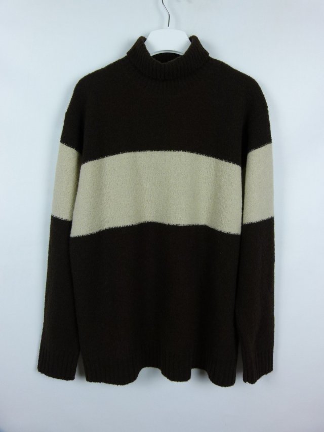 BURTON męski wełniany sweter golf / XL