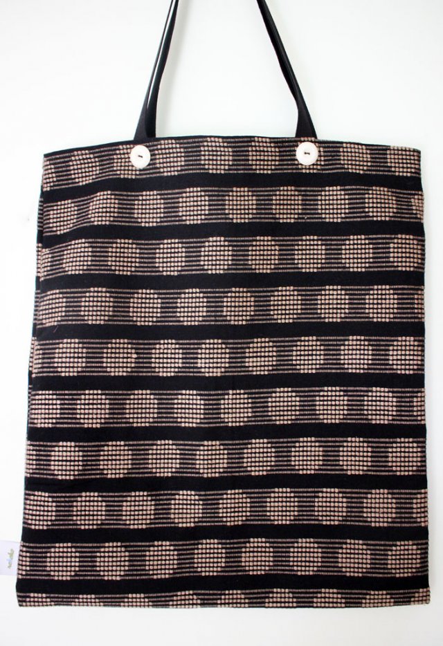 Torba na ramię, eco bag Grochy, Kropki.