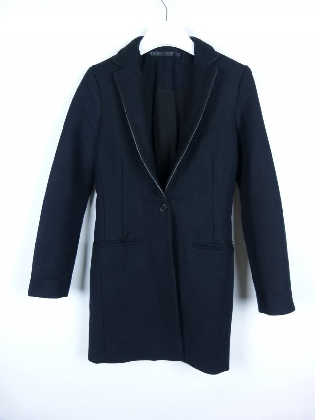 Allsaints damski płaszcz jesionka wool - 6 / 34