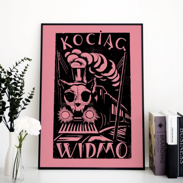 Kociąg widmo (50x70)