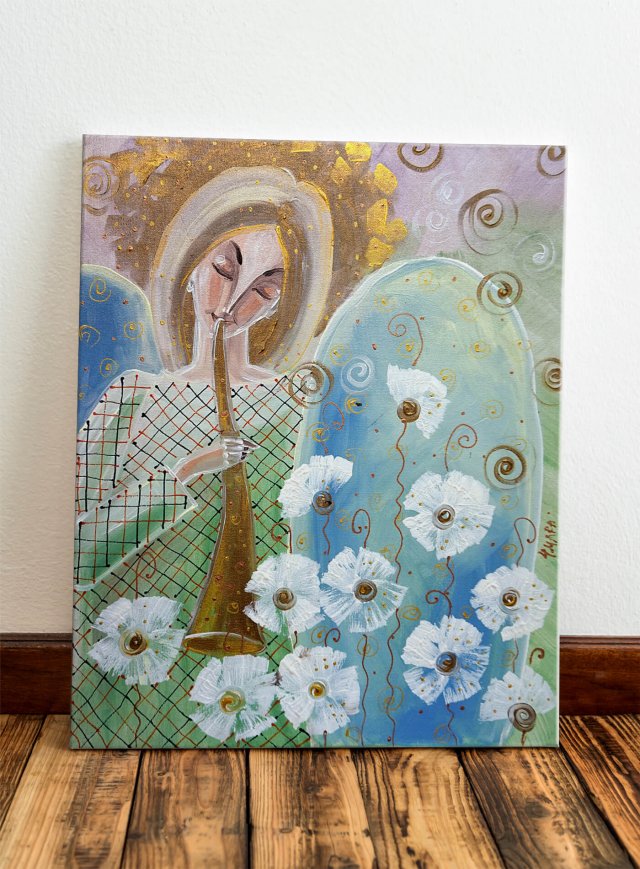 Anielska muzykai. Giclee