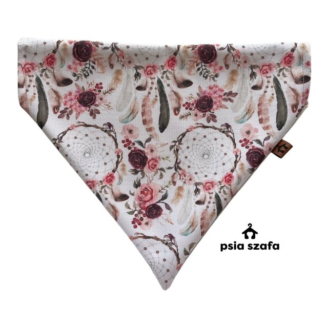 Dwustronna bandana dla psa w Łapacze XL (425536)