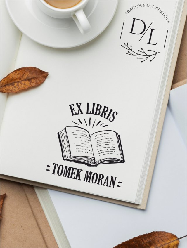 Stempel Ex Libris Exlibris personalizowany Książka II