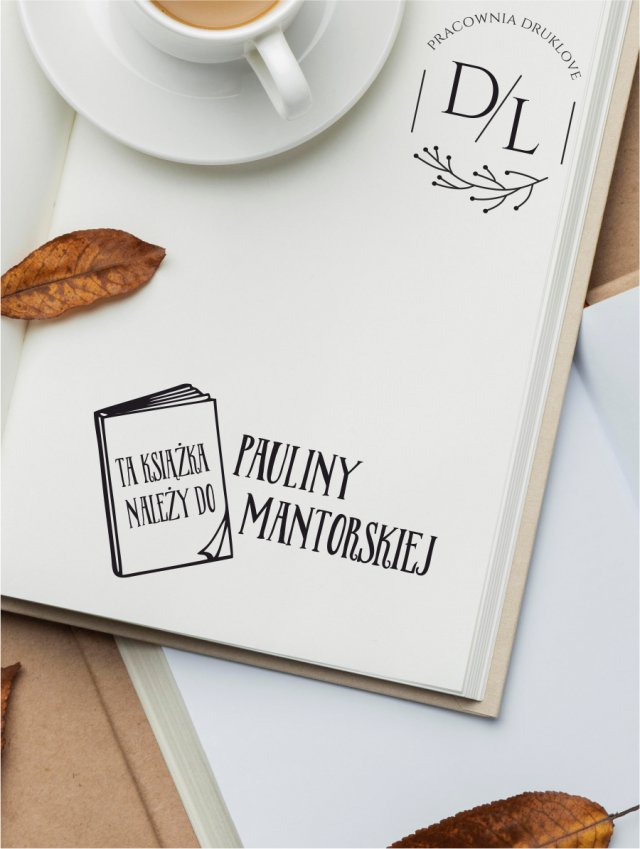 Stempel Ex Libris Exlibris personalizowany Książka VI