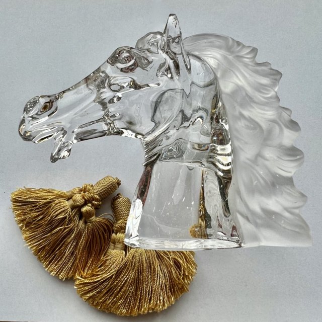 Art Crystal Horse Head Sculpture ❤ Luksusowa kryształowa rzeźba ❤