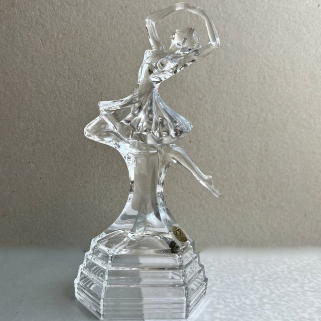 Exclusively Vintage RCR Royal Crystal Rock Italy - Dancer Ballerina ❀ڿڰۣ❀ Kryształowa baletnica, lata 60/70-te. XXw.