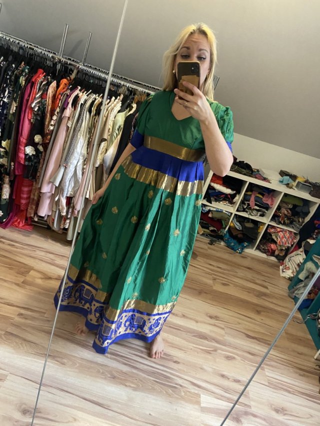 indyjska sukienka