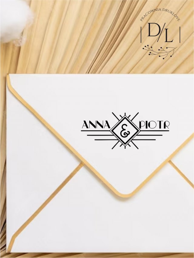 Stempel Ex Libris Exlibris personalizowany Gałązki 5 Gatsby