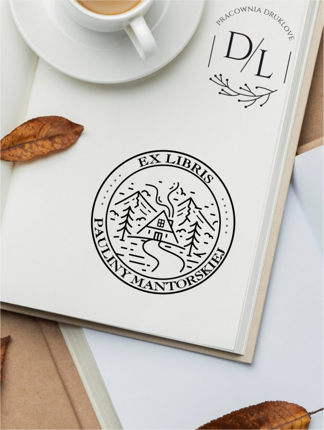 Stempel Ex Libris Exlibris personalizowany Góry 7