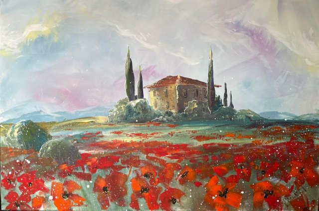 Toskania, Val d’Orcia. Giclee