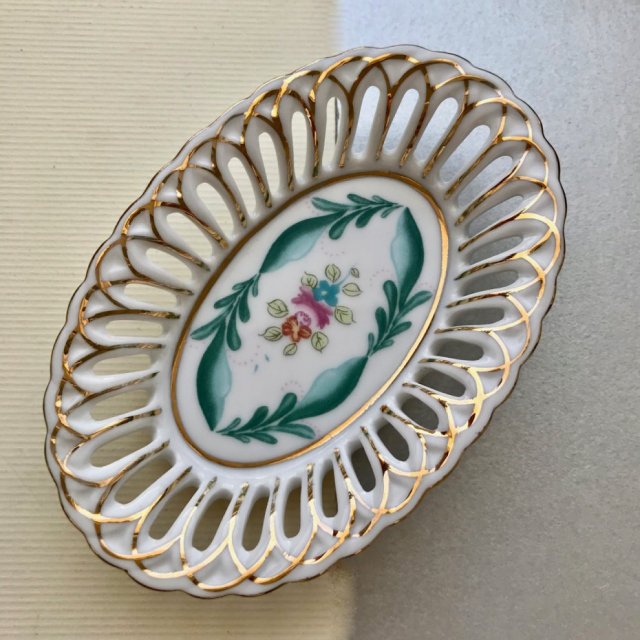 Vintage English Porcelain Lace ❤ Paterka ażurowa