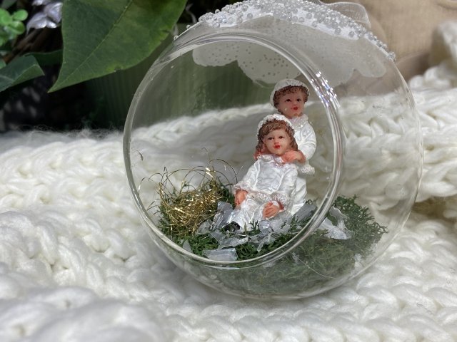 Bombka, bombki choinkowe, ręcznie robione, szklana bombka