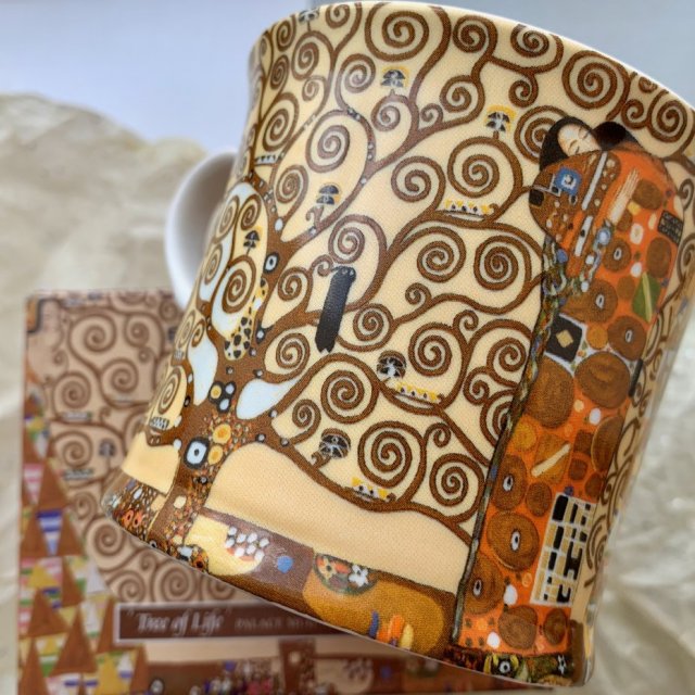 Exclusively Heritage ❤ Gustav Klimt - Tree of Life ❤ Elegancki kubek