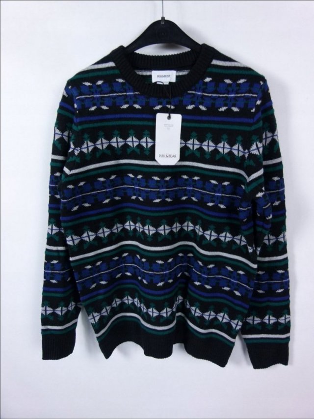 Pull&Bear zimowy sweter akryl / M z metką