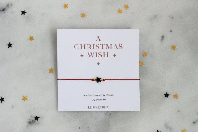 A Christmas Wish - Bransoletka z gwiazdką, spełniająca życzenia ;)