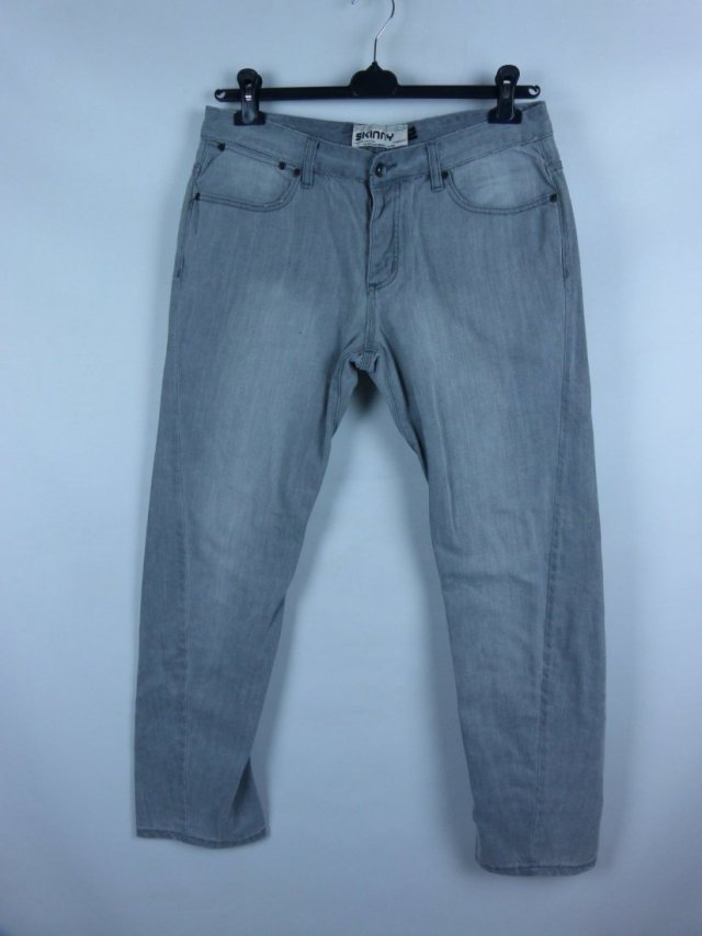Topman szare spodnie skinny jeans / 34S