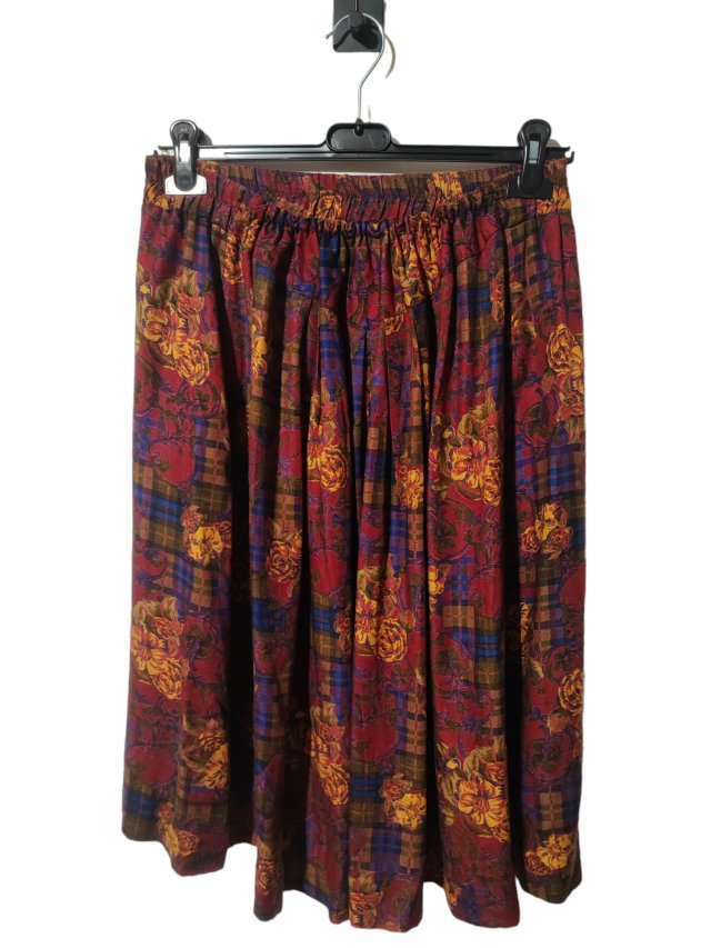 Spódnica handmade vintage w jesiennych kolorach