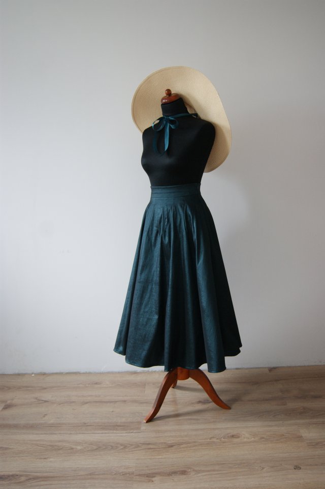 Spódnica w stylu lat 50-tych retro swing