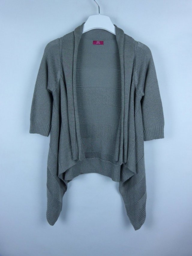 F&F Petite asymetryczny sweter blezer akryl 10 / 36