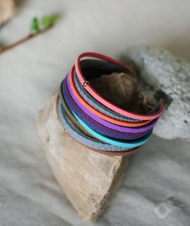 Bransoletka boho wielobarwna