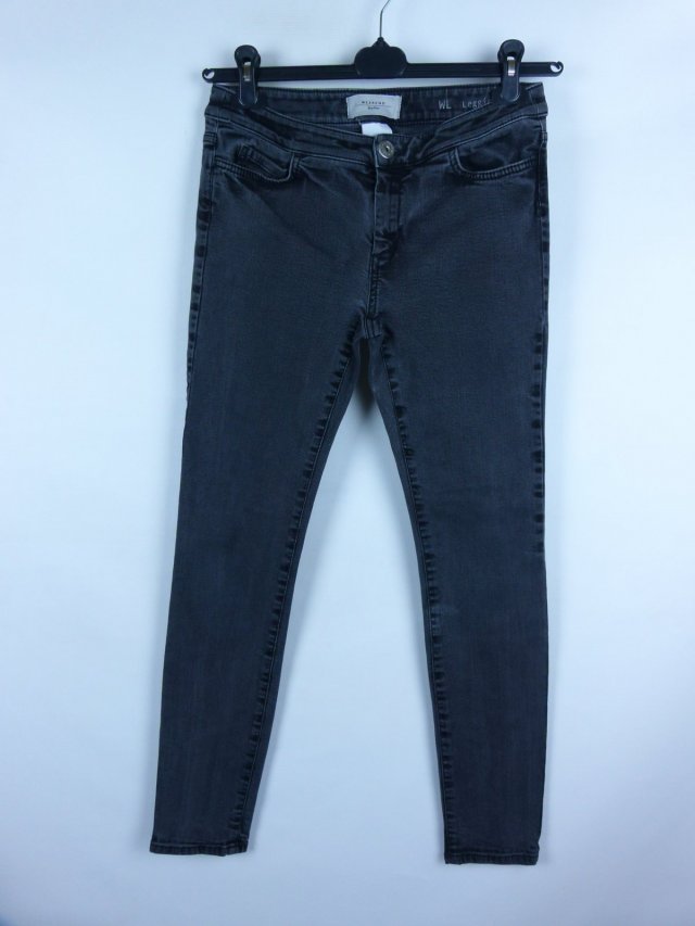 MaxMara damskie spodnie jeans grey - GB 12 / 38 - M