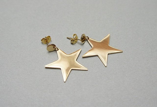 Alloys Collection /Star gold/ - kolczyki