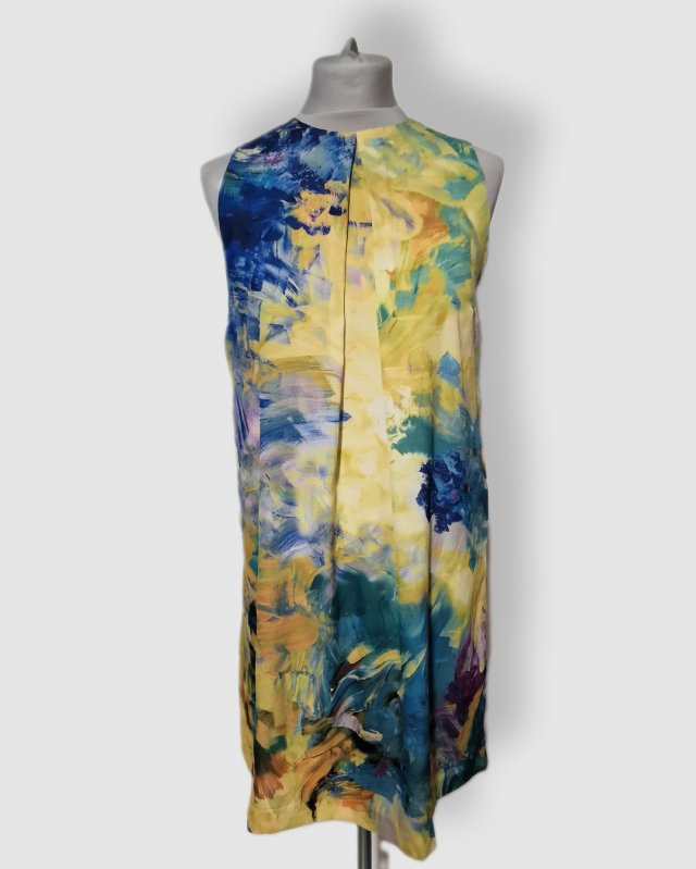 H&M kolorowa letnia sukienka 38 M