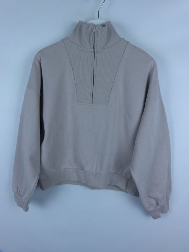 Divided H&M beżowa damska bluza bawełna oversize / S
