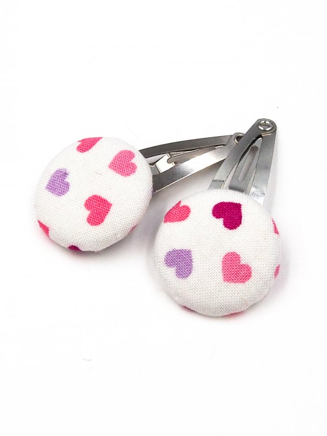 Spinki do włosów Mini Bobbles w serduszka