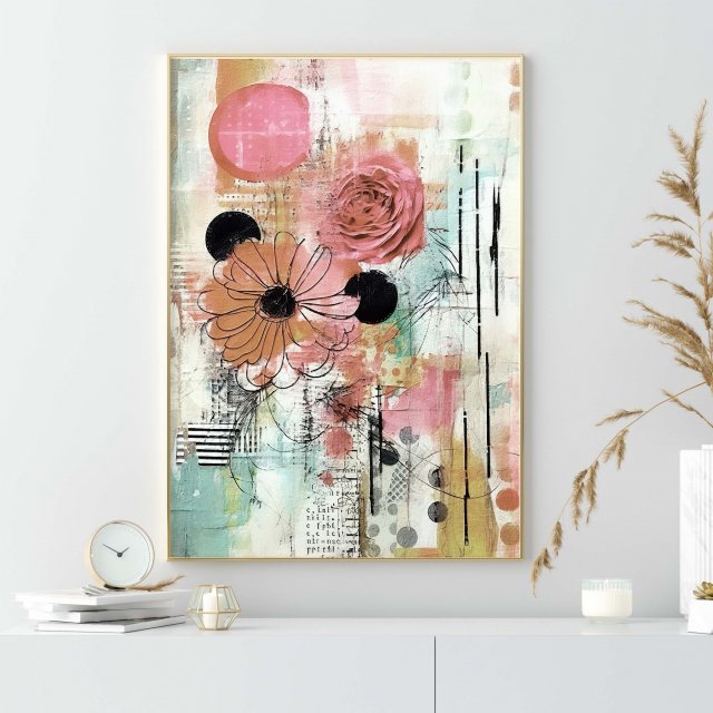 Plakat z Kwiatami 50x70 cm