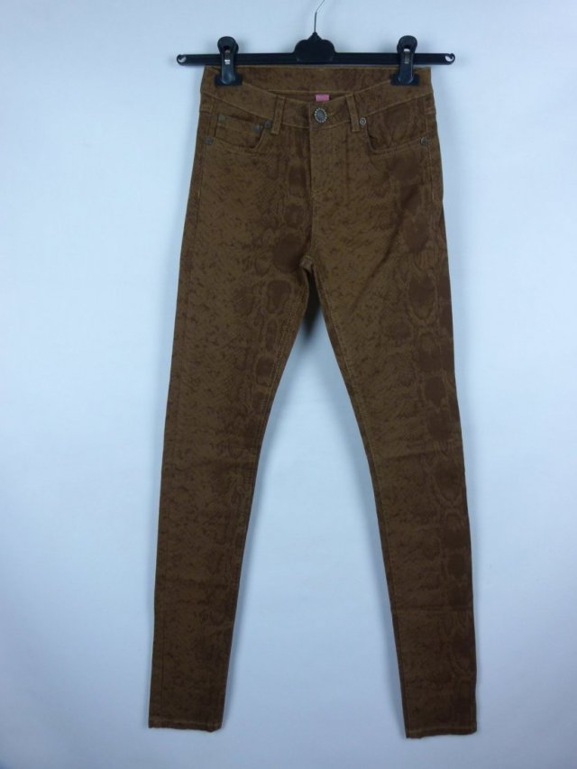 Denim Co. spodnie skinny wzór skóry węża 8 / 34