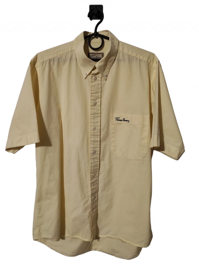 Żółta koszula vintage Thomas Burberry XL