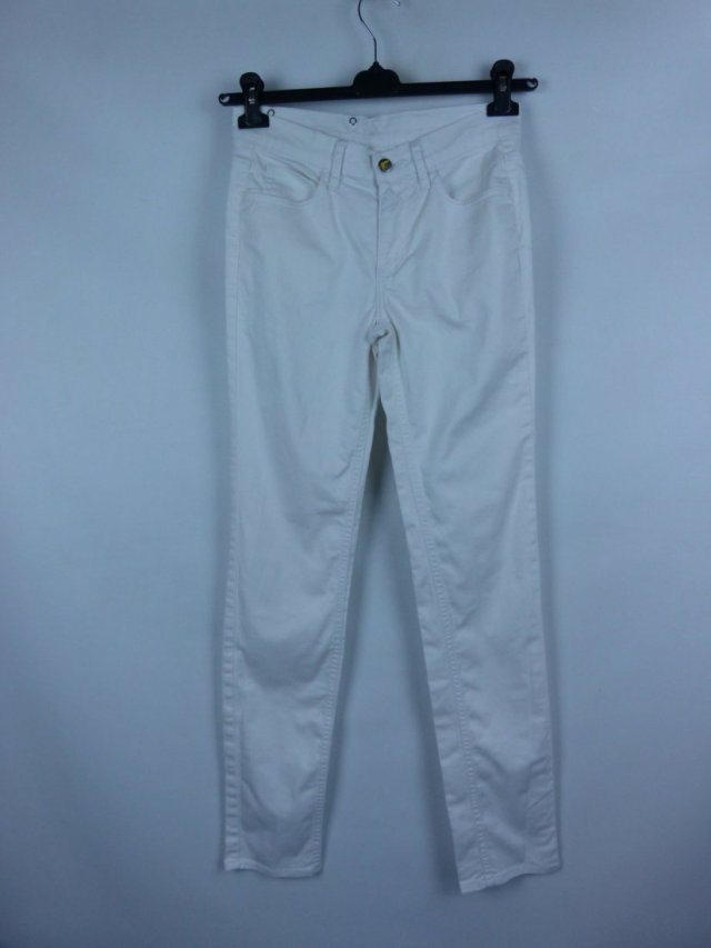 Monkee Genes białe spodnie dżins skinny  W10 / 28