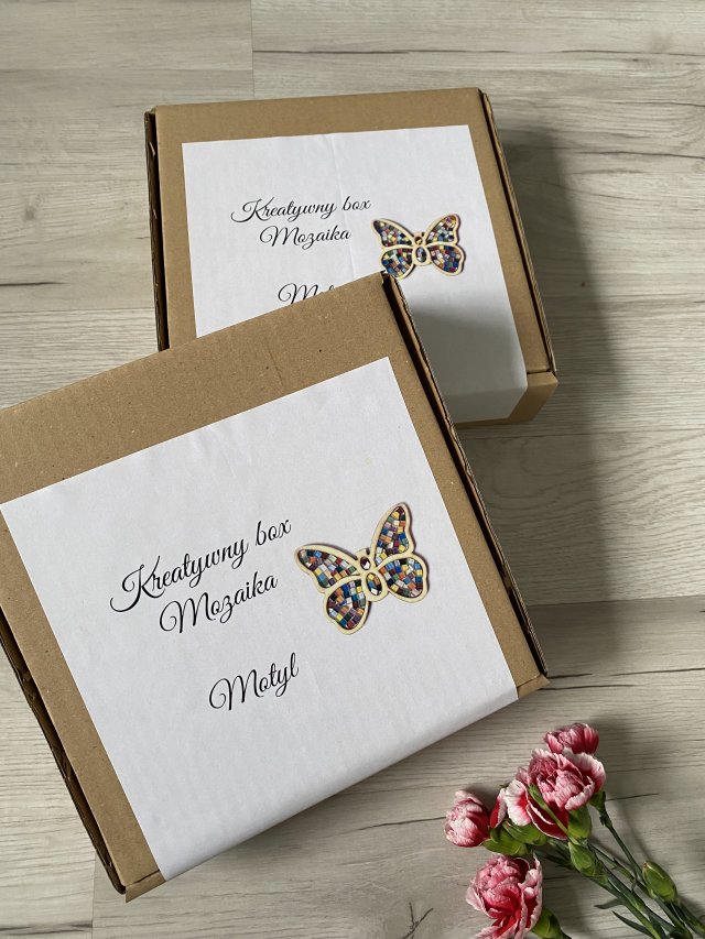Kreatywny box mozaika szklana
