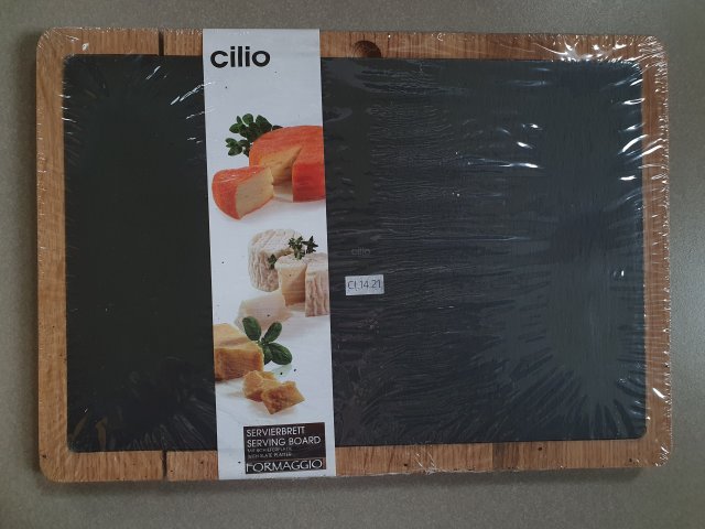 nowa deska do serwowania Cilio drewno dębowe krzemień