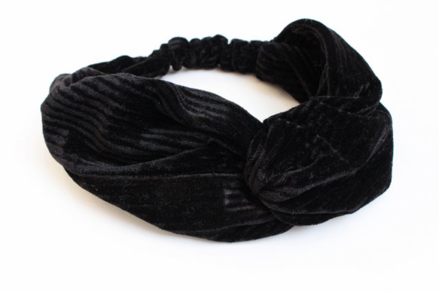 Opaska na głowę welurowa vintage velvet